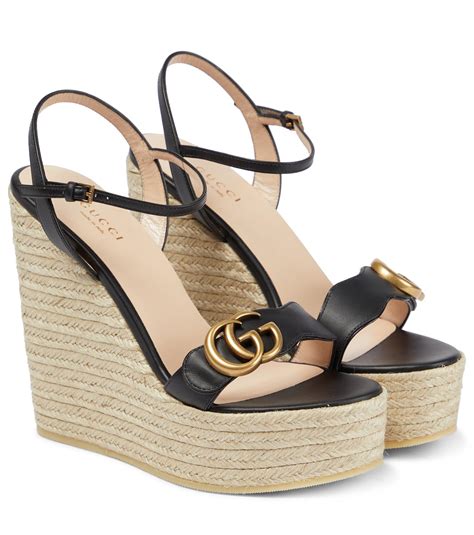 espadrillas gucci donna bianche|Gucci espadrille wedge.